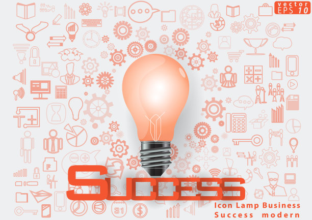 插画业务。设计创意和概念思维。为了成功，计划，思考，搜索，分析，沟通，未来的想法，创新的技术现代。图片下载