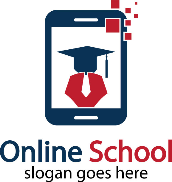 在线教育标志设计模板在线图片下载