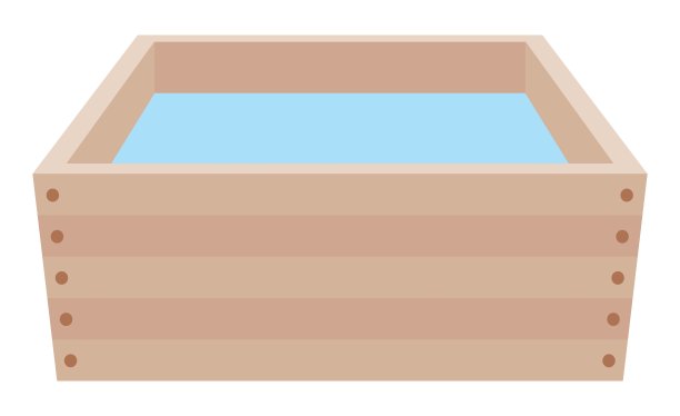 柏树浴的插图。图片下载