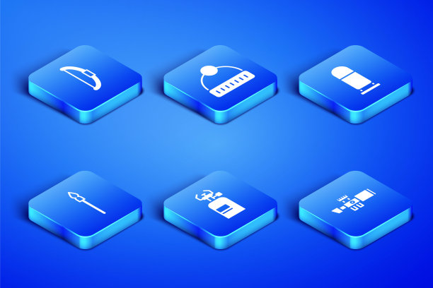 设置狙击手光学瞄准器，弓，野营煤气炉，中世纪矛，冬季帽子和子弹图标。向量图片下载