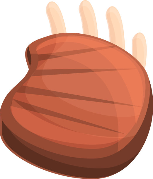 牛排图标卡通和扁平风格图片下载