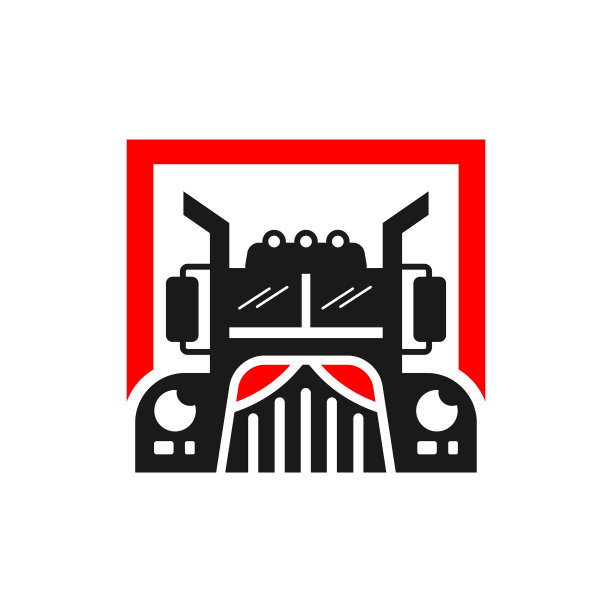 美国卡车运输标志图片下载