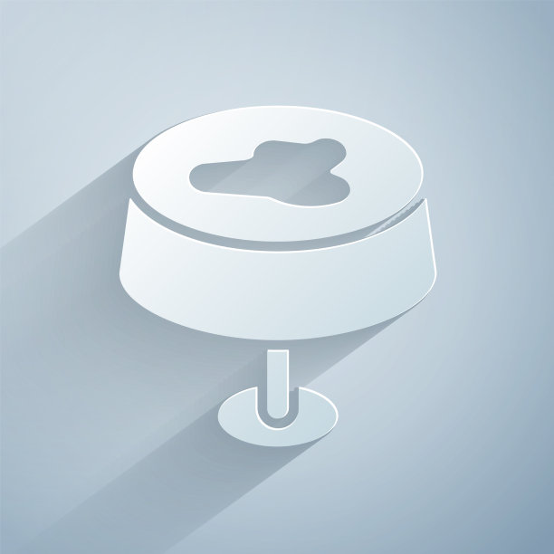 台布上的剪纸污渍图标隔离上图片下载