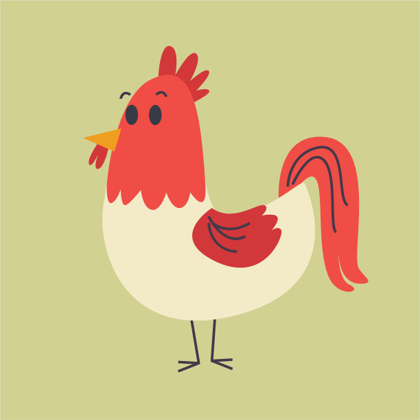 动物平面设计插图图片下载