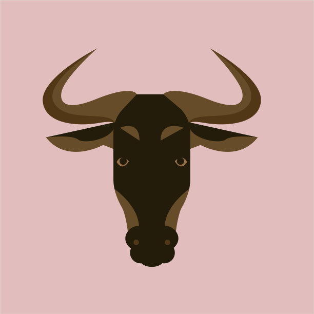 头部动物卡通插图图片下载