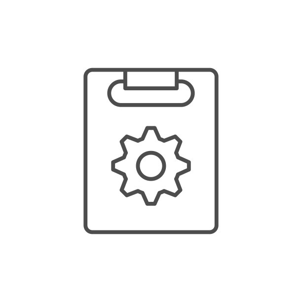 技术任务线条轮廓图标图片下载