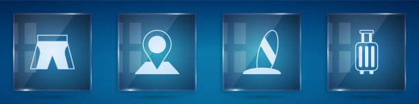 设置冲浪板或短裤位置图片下载