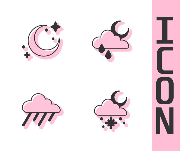 云与雪和太阳月亮星星雨和图片下载