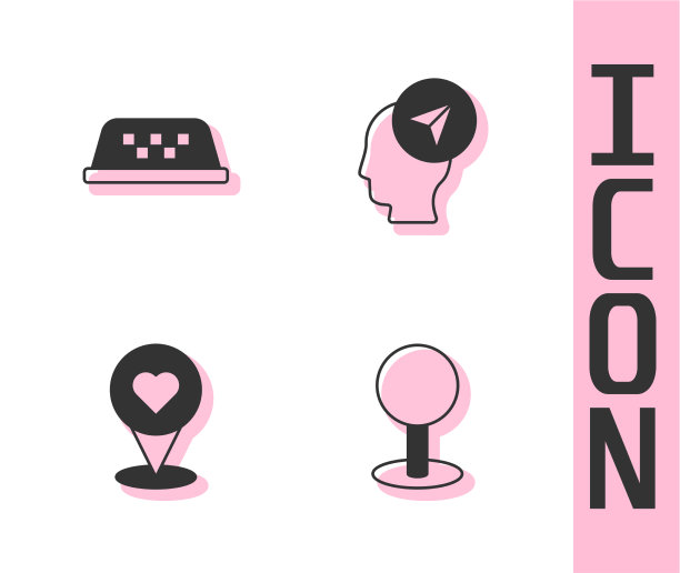 设置推销出租车车顶位置用心图片下载