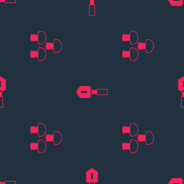 设置蘑菇和铲子的无缝模式图片下载