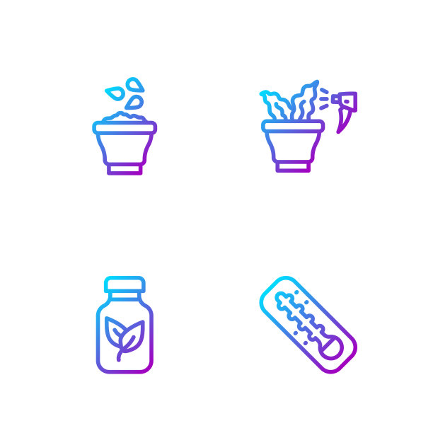 设置线气象温度计肥料图片下载