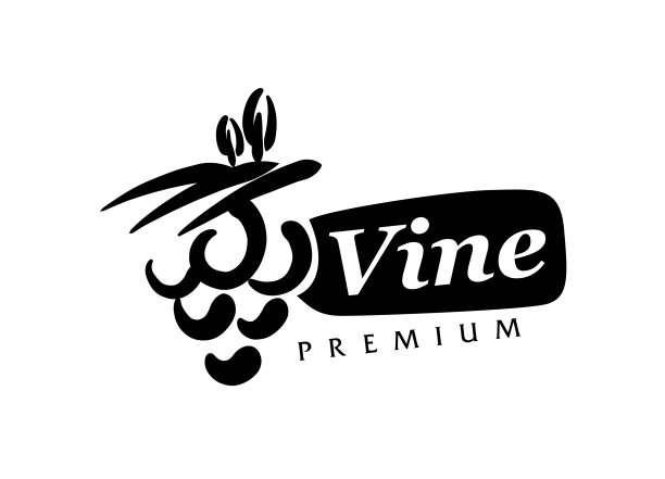 为葡萄酒设置手绘标志图片下载