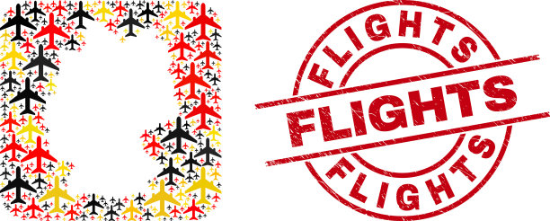 航次刮邮票和德国地图模板图片下载