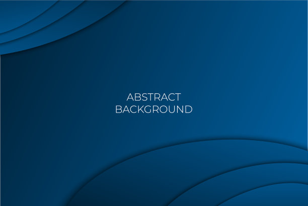 现代深蓝色液体波剪纸背景图片下载