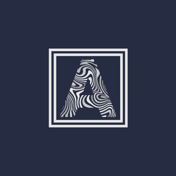 创意信一个logo设计模板孤立图片下载