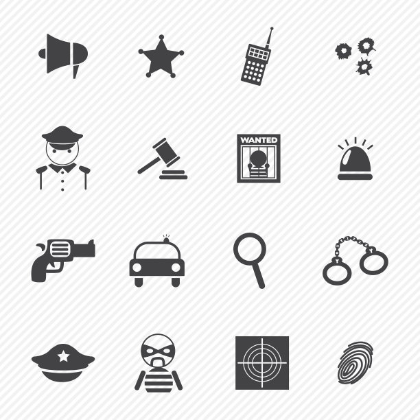 警察图标设置图片下载