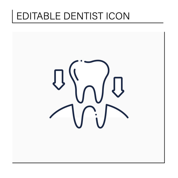 牙齿移植线图标图片下载