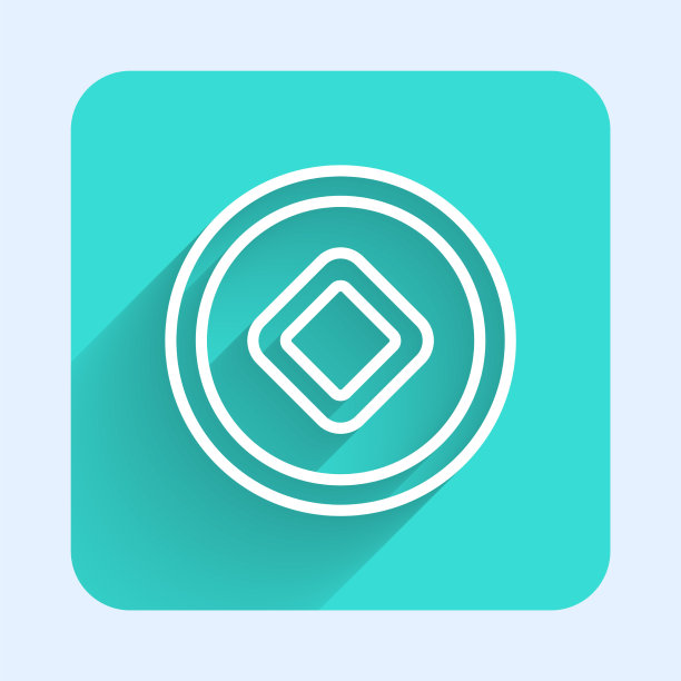 白线人民币货币符号图标图片下载