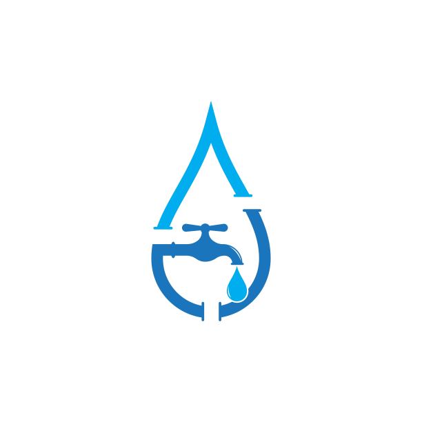 水管logo矢量图标设计插画图片下载