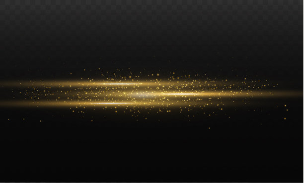 激光，水平光线，黄线。图片下载