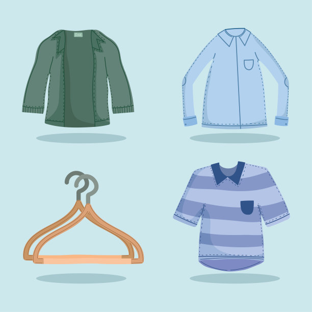 衣服和衣架图片下载