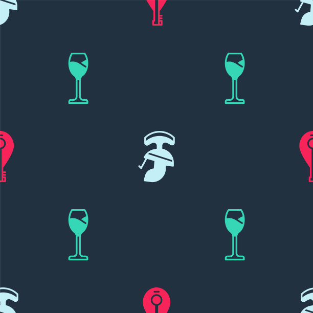 装上曼陀林罗马军帽和酒杯图片下载