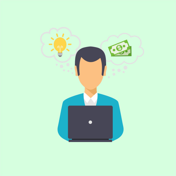 众筹装饰图标插图图片下载