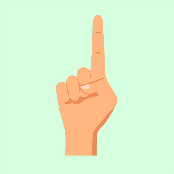 手势妇女插图图片下载