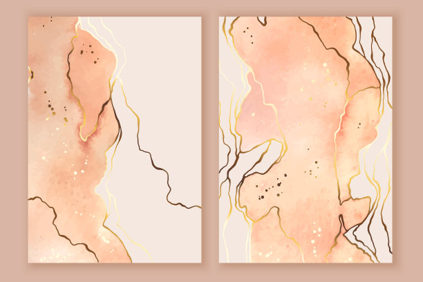 设置卡片的背景与水彩墨水图片下载