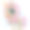 卡通独角兽女孩有着长长的粉红色鬃毛图片下载