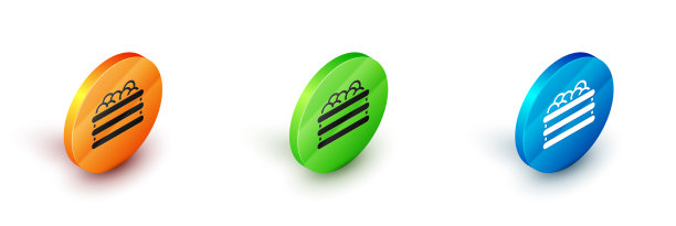 等距池与球图标隔离在白色图片下载