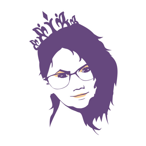 剪影女性头部美丽时尚图片下载