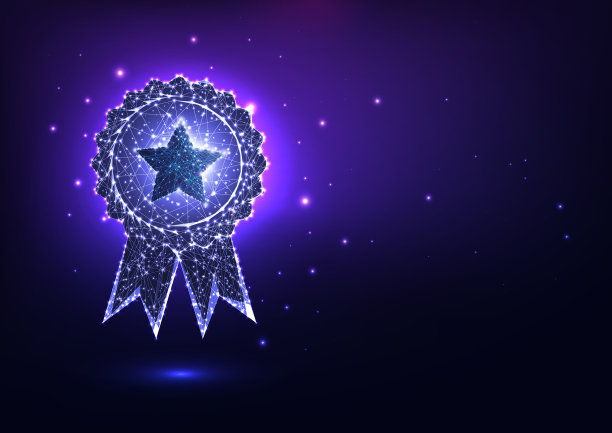 未来发光低多边形最好的质量图片下载