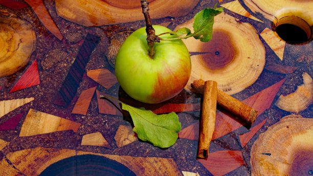苹果和肉桂图片下载