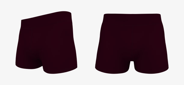 缩腰的短裤模型图片下载