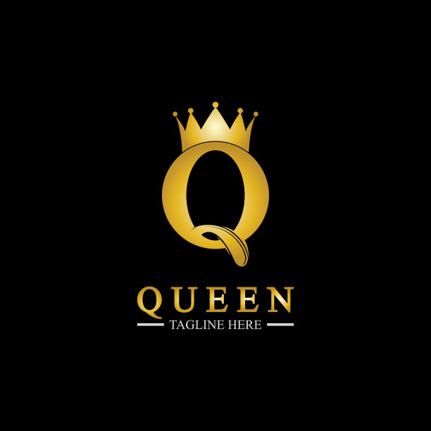 字母q女王的标志设计灵感为图片下载