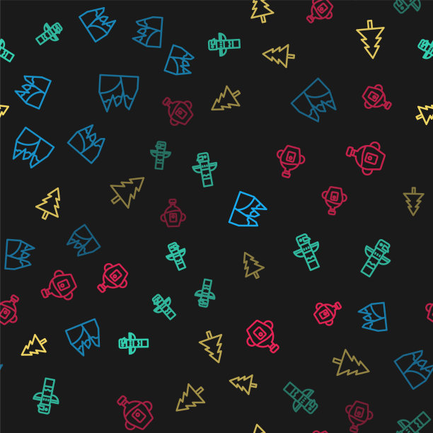 设线山加拿大图腾柱圣诞节图片下载