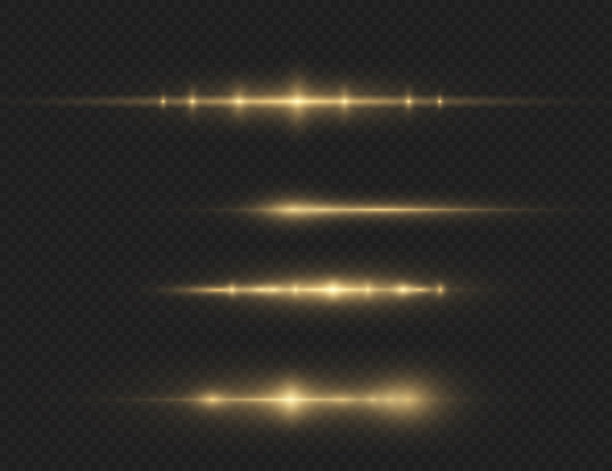 黄灿灿的光，灿烂的阳光，明亮的闪光。图片下载