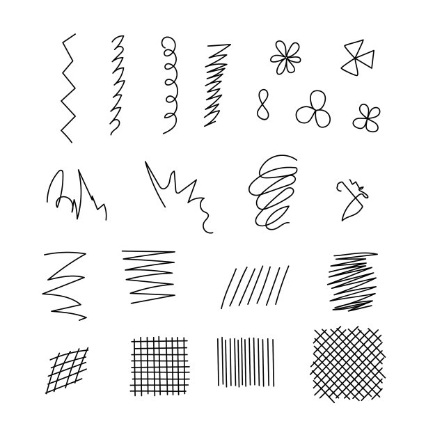 一套画的涂鸦，黑色画的涂鸦图片下载