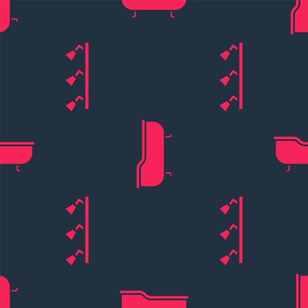 设置led轨道灯和灯和浴缸图片下载