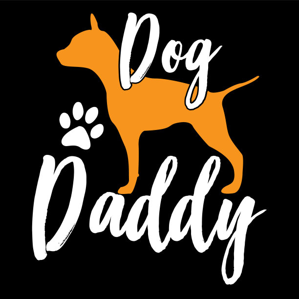 狗爸爸图形字体设计图片下载
