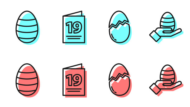 集线破蛋复活节彩蛋贺卡图片下载