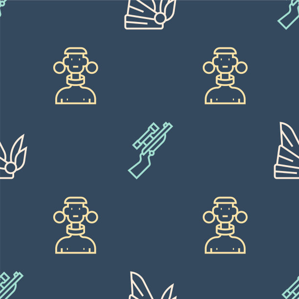 设线大手帕或骑手围巾非洲部落图片下载