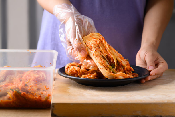 韩国菜，泡菜卷心菜图片下载