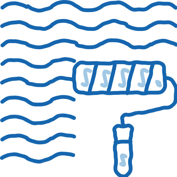 防水材料墙漆涂鸦图标手图片下载