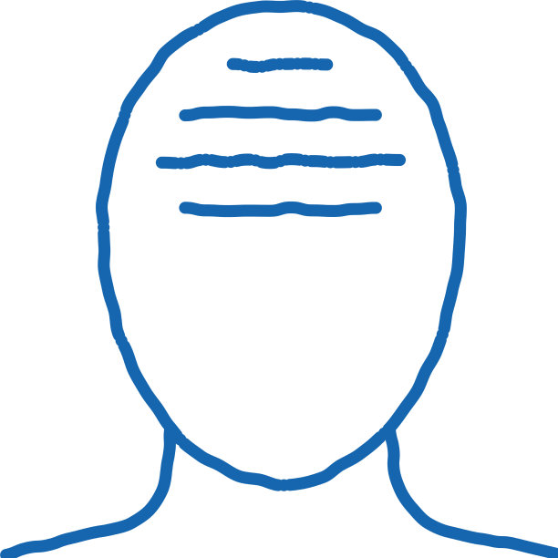 颈源性头痛人类头痛涂鸦图标图片下载