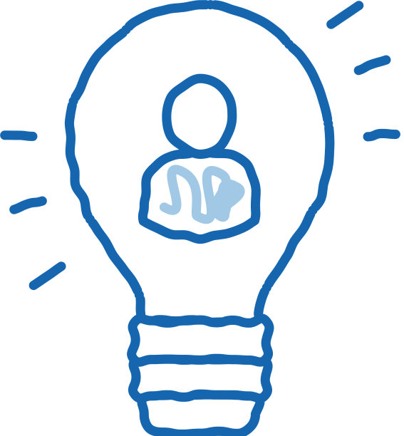 快速机智人类天赋涂鸦图标手绘图片下载