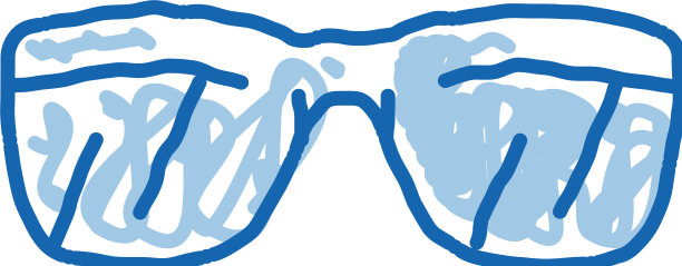 太阳镜涂鸦图标手绘图片下载