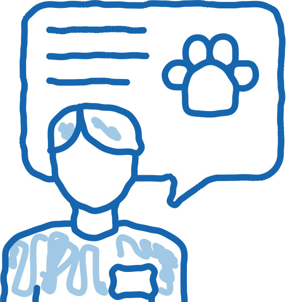 兽医涂鸦图标手绘图片下载