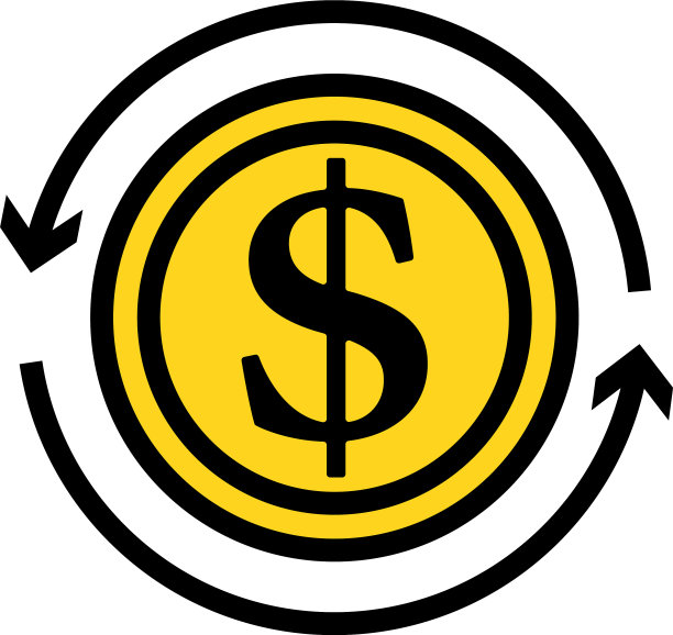 现金返还硬币图标图片下载